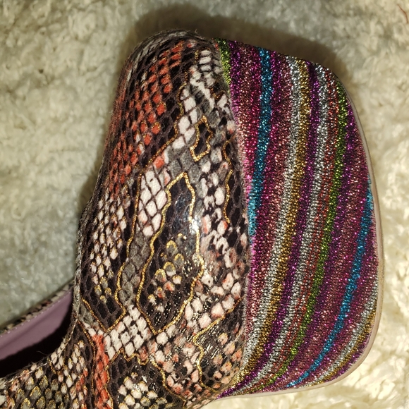 Mona Mia Collezion Leopard Stiletto heels sz 7 1/2 - Picture 10 of 13